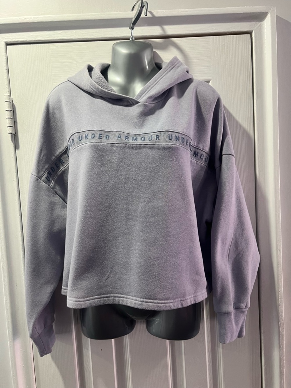 Under Armour Women's Lavender Hooded Pullover Sweatshirt